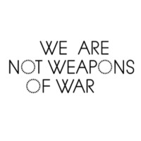 We are NOT Weapons Of War Logo