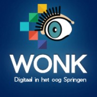 Wonk beeldscherm communicatie Logo