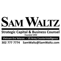 SamWaltz.com Strategic Capital & Business Counsel, Founded 1993, Wilmington, DE USA Logo
