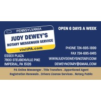 Judy Deweys Notary Messenger Logo