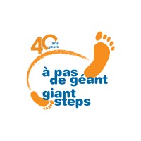 À pas de géant/ Giant Steps Logo