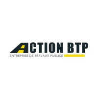 ACTION BTP TRAVAUX PUBLICS Logo