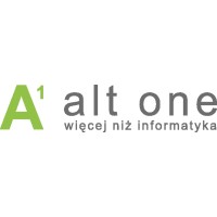 Alt One Sp. z o.o. Sp. k. 🔸 Wdrożenia enova365 🔸 Infrastruktura IT Logo