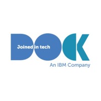 DOCK Joined in tech, an IBM Company Logo