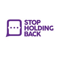 Stop Holding Back - Helping people who stutter find careers Logo
