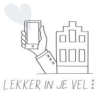 Lekker in je vel.Amsterdam Logo