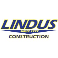 Lindus Construction / Midwest LeafGuard® Logo