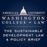 American University Sustainable Development Law & Policy Brief Logo