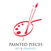 Painted Pieces Art & Graphics Logo
