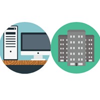 Telecommute Work Logo