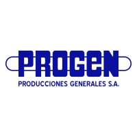 Producciones Generales S.A. PROGEN S.A. Logo