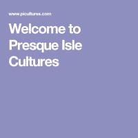 Presque Isle Cultures Logo