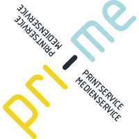 pri-me PRINTSERVICE MEDIENSERVICE Logo