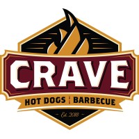 Crave Hot Dogs and BBQ Logo
