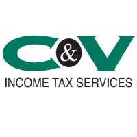 C & V Income Tax Services Logo