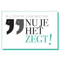 NU JE HET ZEGT Logo