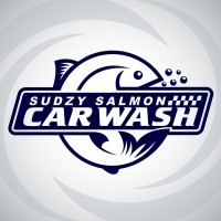 Sudzy Salmon Car Wash Logo