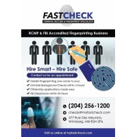 FASTCHECK Criminal Record & Fingerprint Specialists Logo