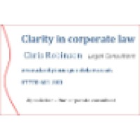 Chris Robinson Ltd Logo