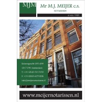 Mr M.J. Meijer Notarissen N.V. Logo