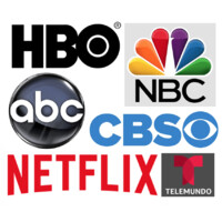 HBO, Netflix, ABC, CBS, NBC, Telemundo, and others Logo