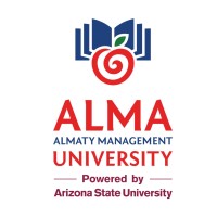 Almaty Management University (AlmaU) Logo
