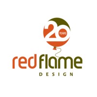 Red Flame Design Logo