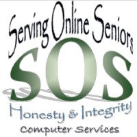 SOS Computer Services - Serving Online Seniors, LLC Logo