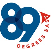 89 Degrees East Logo