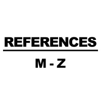 REFERENCES /// M - Z /// as musician, composer, producer, musical director and more... Logo