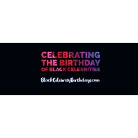 Black Celebrity Birthdays Logo