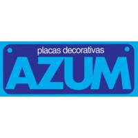 AZUM PLACAS DECORATIVAS Logo