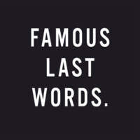 Famous Last Words. Logo