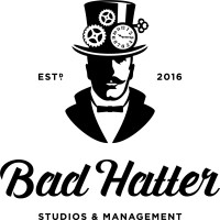 Bad Hatter Studios & Management Logo