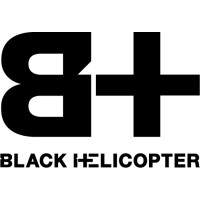 Black Helicopter Creative Logo