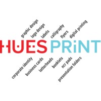 Hues Design and Print Logo