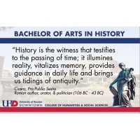 UHD History Program Logo