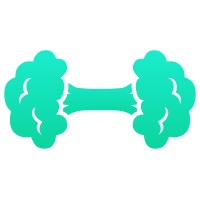 Broccoli and Dumbbells Logo