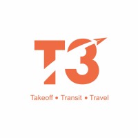 T3: Takeoff-Transit-Travel Logo