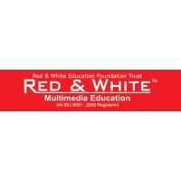 Red & White Multimedia Education Logo