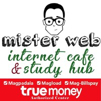 Mister Web Internet Cafe and Study Hub Logo