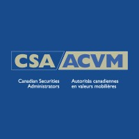 Canadian Securities Administrators (CSA) - Autorités canadiennes en valeurs mobilières (ACVM) Logo