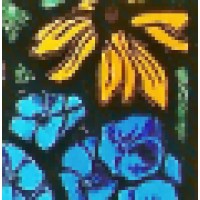 Rose Window Stained Glass Logo
