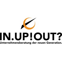 IN. UP! OUT? Logo