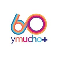 60 y mucho + Logo