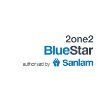 2one2 Bluestar Financial Advisory Services authorised by Sanlam Logo