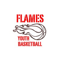 Flames Basketball Logo