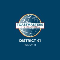 District 41, Toastmasters International Logo