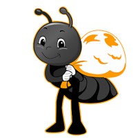 Ant Mascot - Your Sourcing Buddy ! Logo