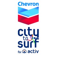 Chevron City to Surf for Activ Logo